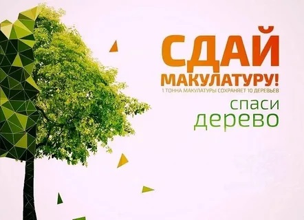 Акция «Сдай макулатуру- спаси дерево!».